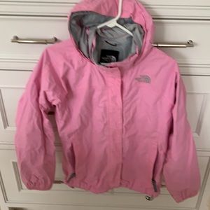 North Face Rain Jacket Bubble Gum Pink 